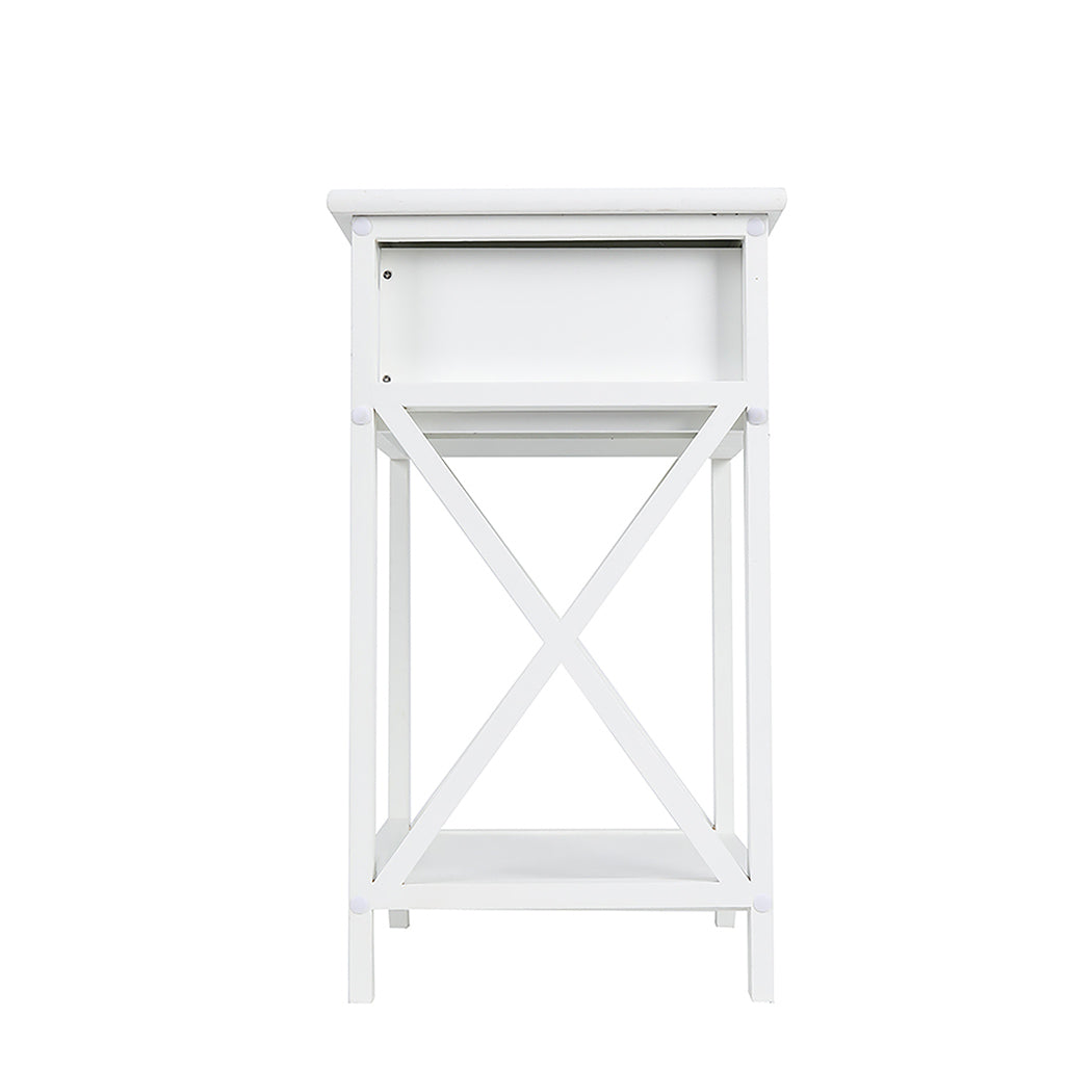 Levede 1x Bedside Tables Drawers Side-1910113031191400449