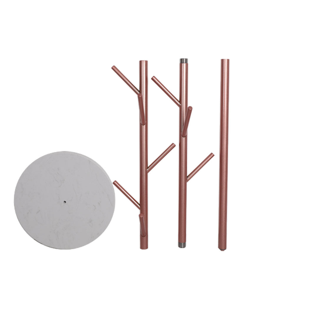 Levede Coat Rack Hat Clothes Stand Hanger Rose Gold Rose Golden-1942353103756070916