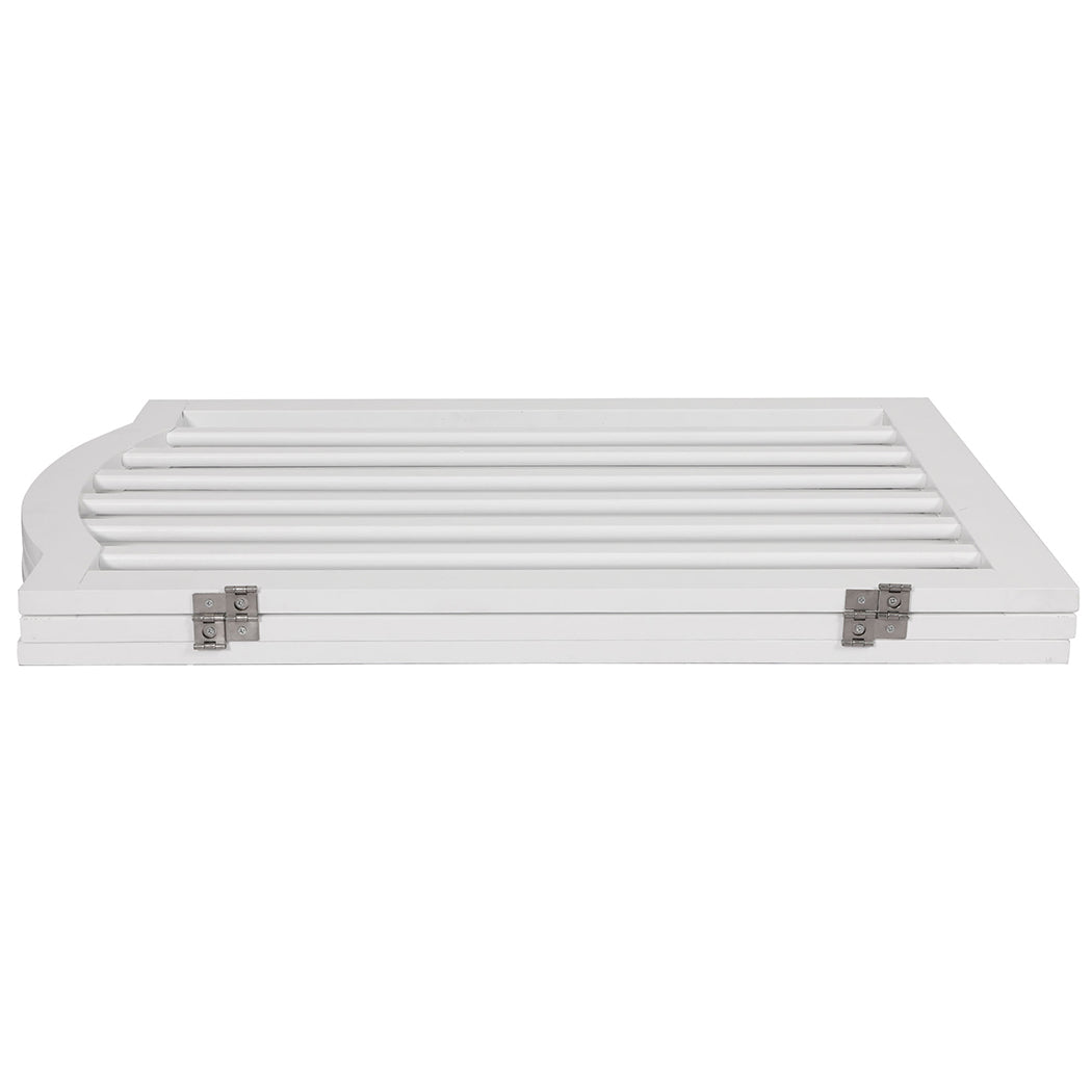 PaWz Wooden Pet Gate Dog Fence Safety White-1942352743599575044