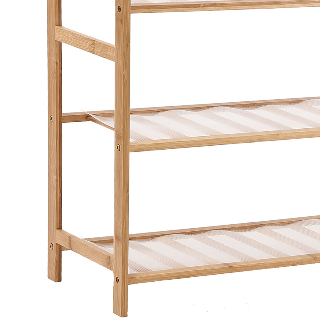 Levede Bamboo Shoe Rack Storage Wooden-1942353134529679364