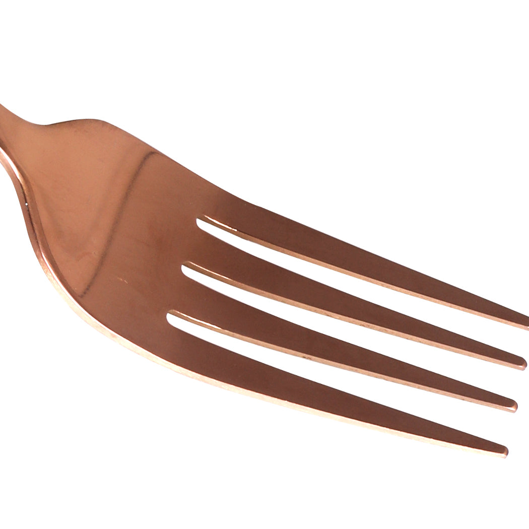 Stainless Steel Cutlery Set Glossy Knife Rose Gold-1942352917923237892