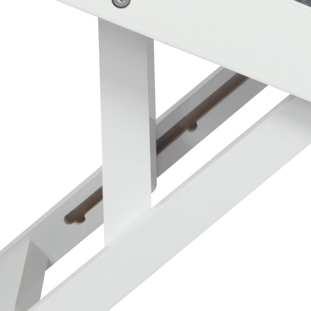 PaWz Adjustable Dog Ramp Height Stair White-1942352743435997188