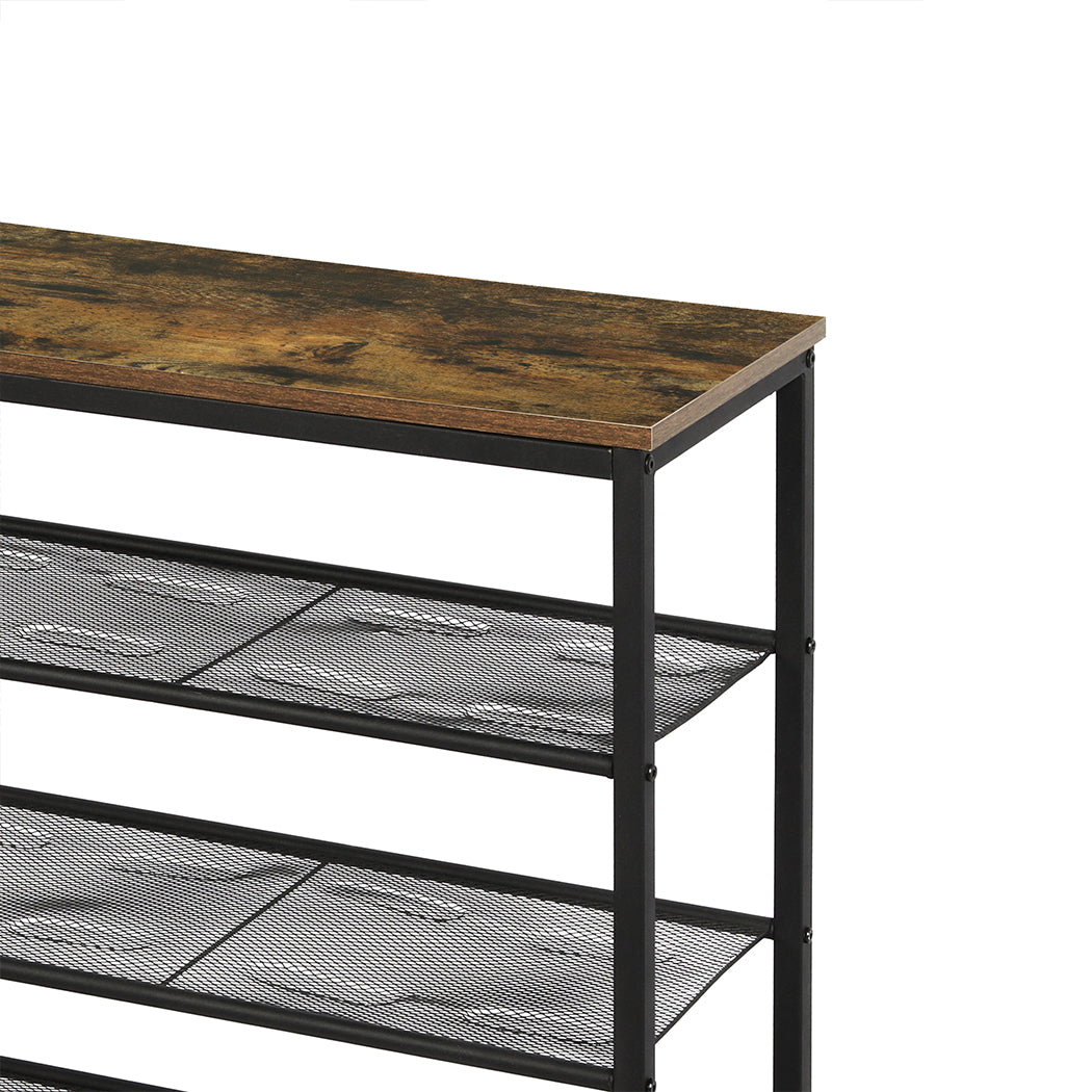 Levede 5-Tier Shoe Rack Storage Cabinet 100cm Wide-1942353136425504772