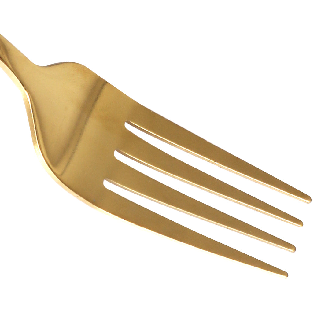 Stainless Steel Cutlery Set Travel Knife Gold-1942352917751271428