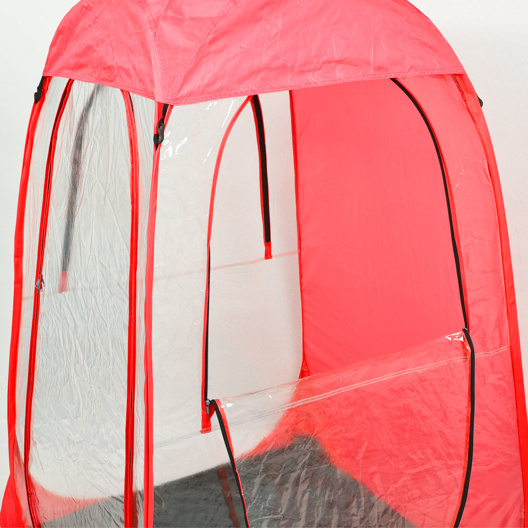 2x Mountview Pop Up Tent Camping Weather Red-1942352873325203460