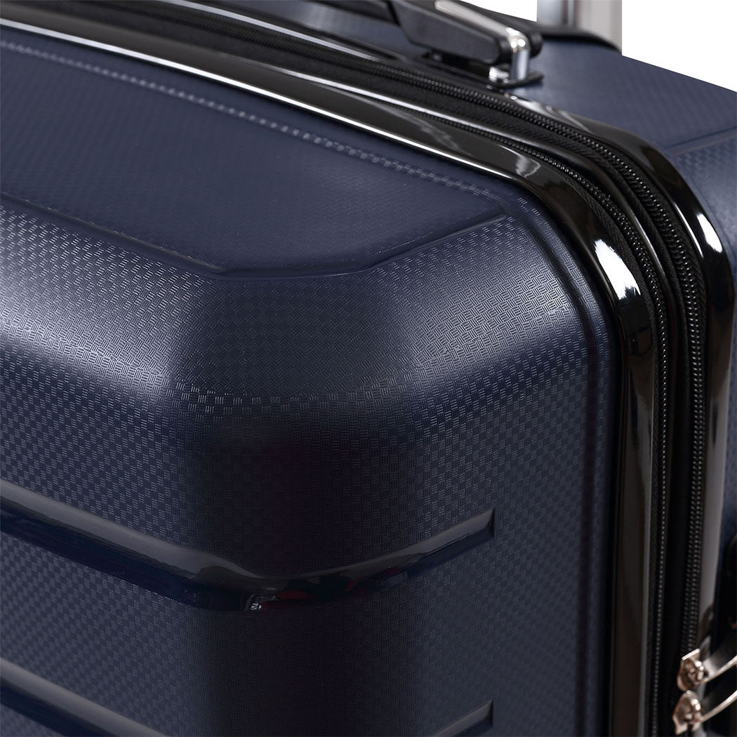 28" Travel Luggage Carry On Expandable Navy-1942352931269513220