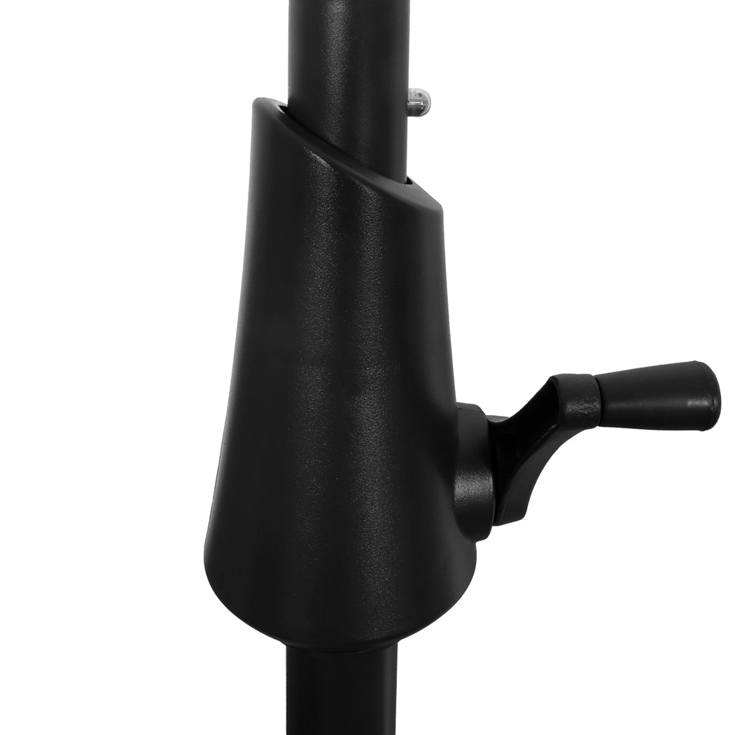 Centra 2.7M LED Outdoor Umbrella Base Stand Grey-1942353663704043525