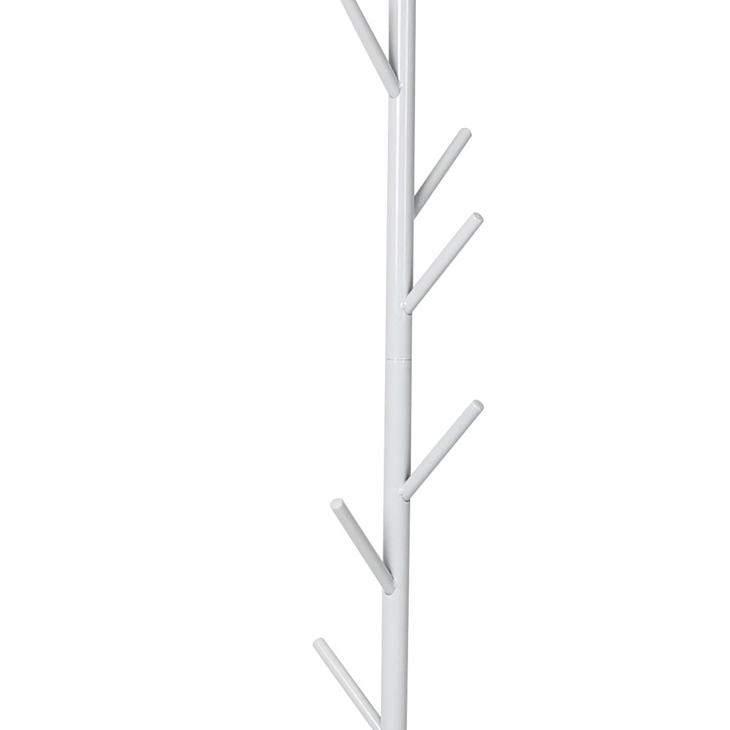 Levede Coat Rack Hat Clothes Stand Hanger White-1942353103940620293