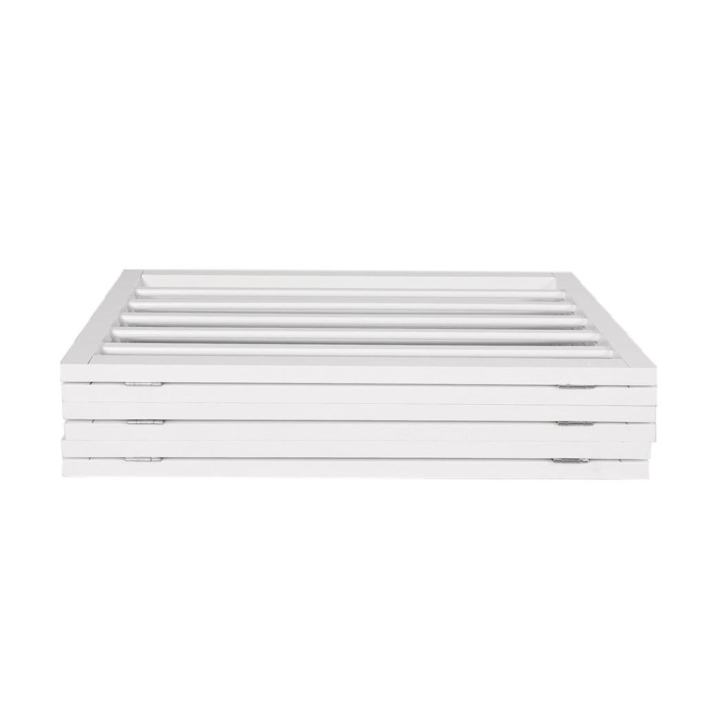 PaWz Wooden Pet Gate Dog Fence Safety White 100 Pack-1942353081358487557