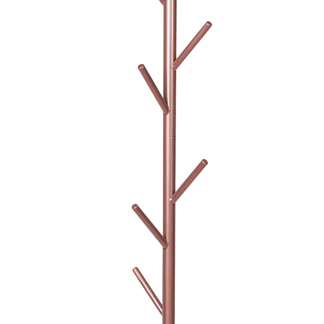 Levede Coat Rack Hat Clothes Stand Hanger Rose Gold Rose Golden-1942353103756070917