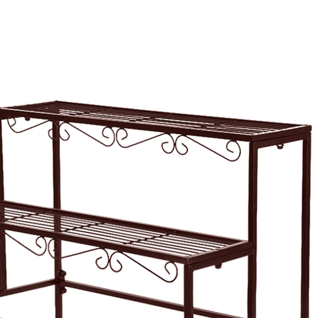 Levede Plant Stand 3 Tier Rectangle-1942352900269412357