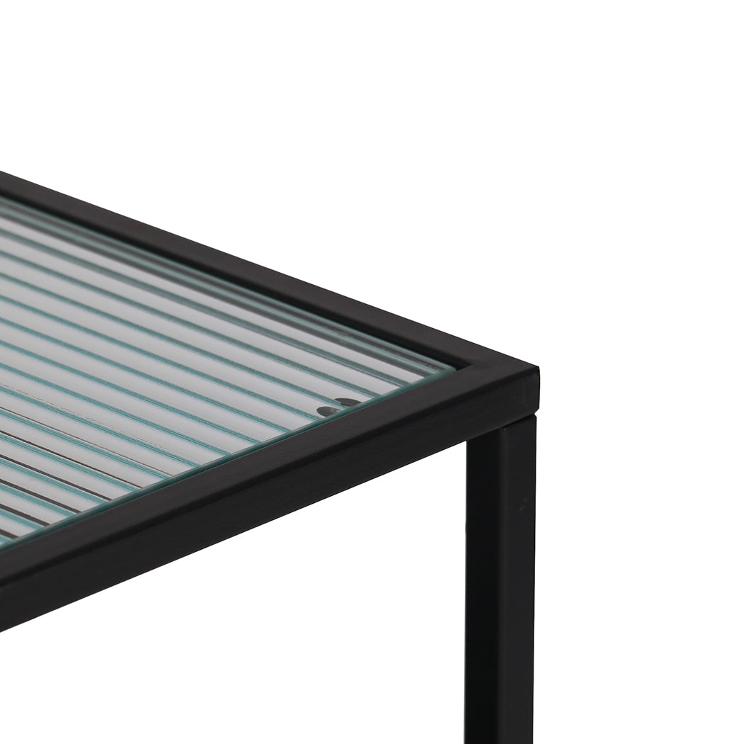Levede Side Table Open Design Steel-1919892934111662085