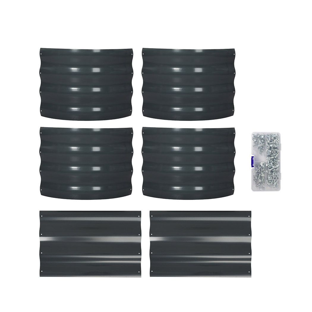 Lambu Garden Bed Planter Raised Coated 120x80x42cm-1942353176535633925