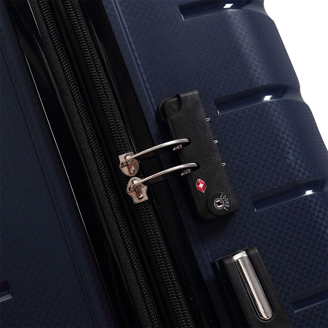 28" Travel Luggage Carry On Expandable Navy-1942352931269513221