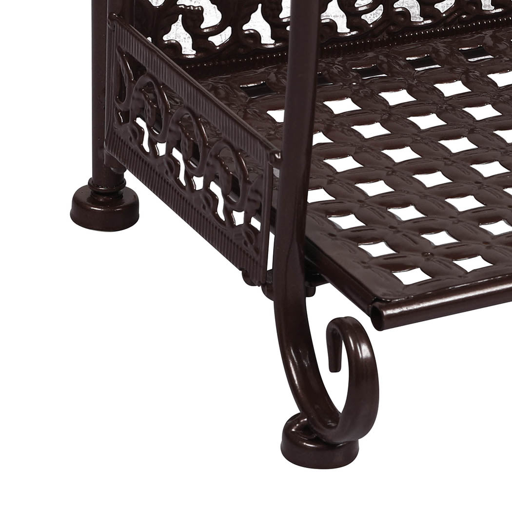 Levede Plant Stand 3 Tiers Outdoor Indoor Bronze-1942353746596073477