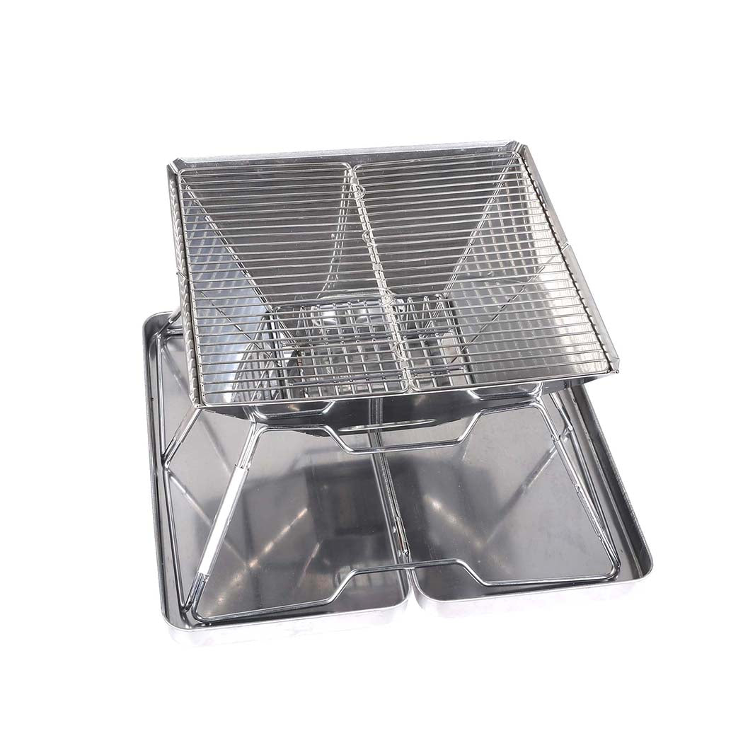 Charcoal BBQ Grill Foldable Barbecue-1942353288318029829