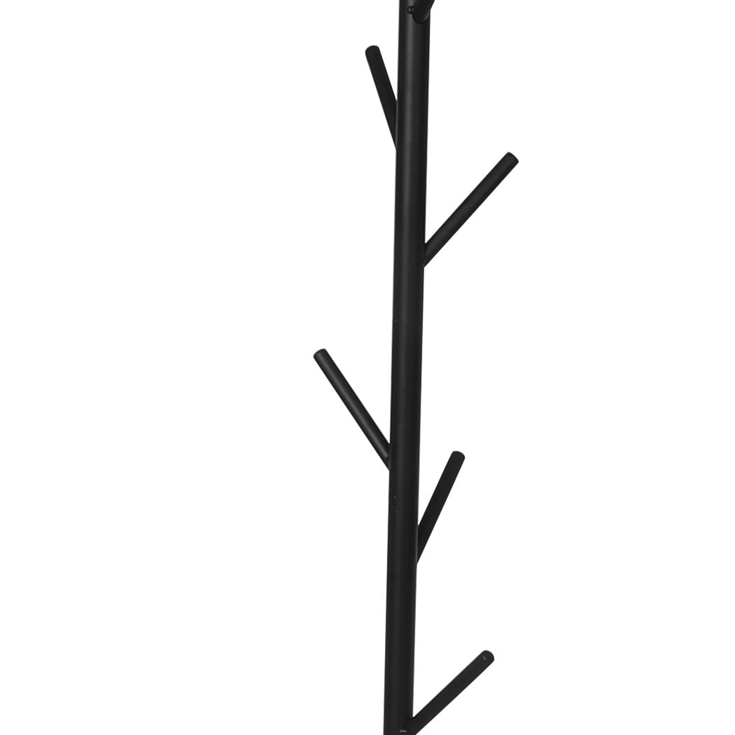 Levede Coat Rack Hat Clothes Stand Hanger Black-1942353103273725957