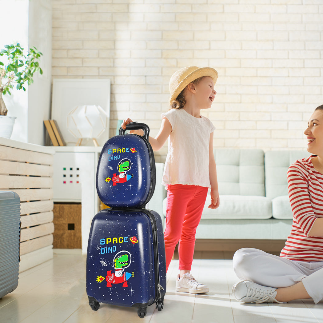 BoPeep 16''13'' 2PCS Kids Luggage Set Space Dino-1942353270152499207