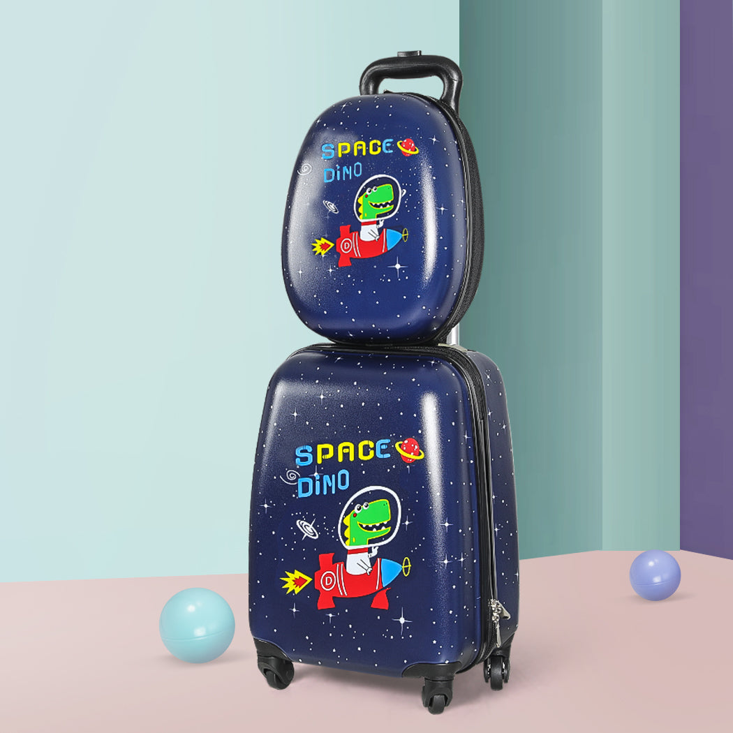 BoPeep 16''13'' 2PCS Kids Luggage Set Space Dino-1942353270152499206