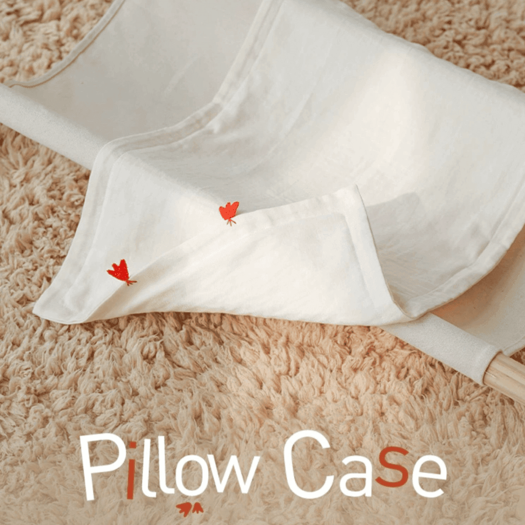 Lazy Goose Baby Cotton Pillow Case-1933335104030117891