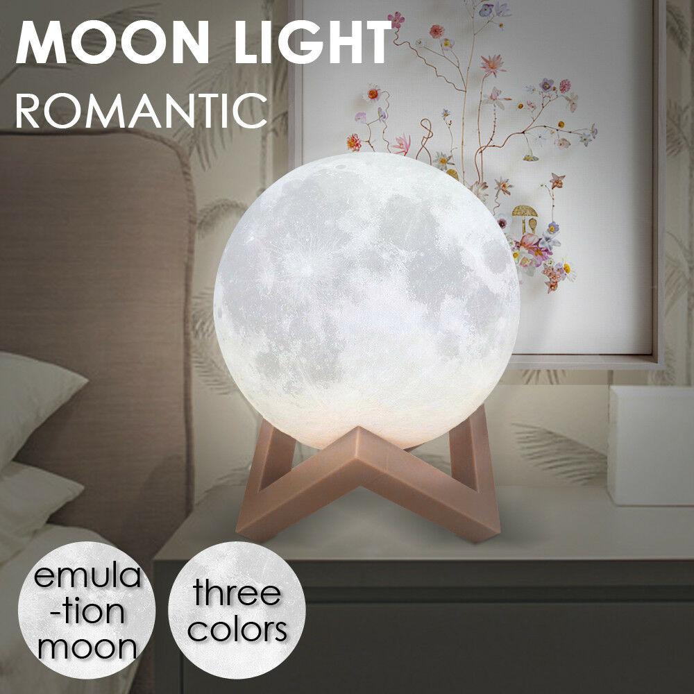 3D Magical Moon Lamp USB LED Night Light Large-1927582204955856902