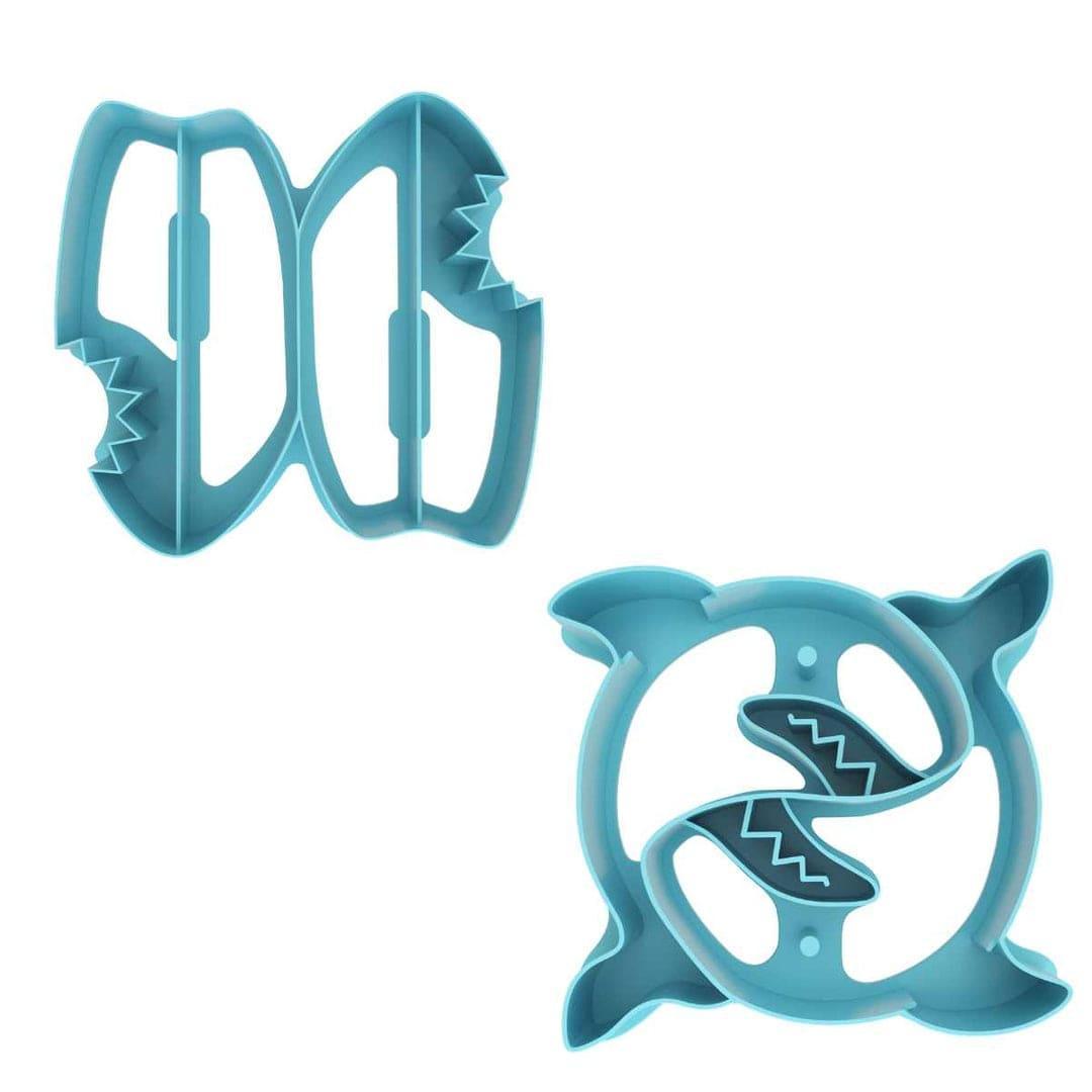 MONTII.CO Lunch Punch Sandwich Cutters | Shark-1910112395083255808