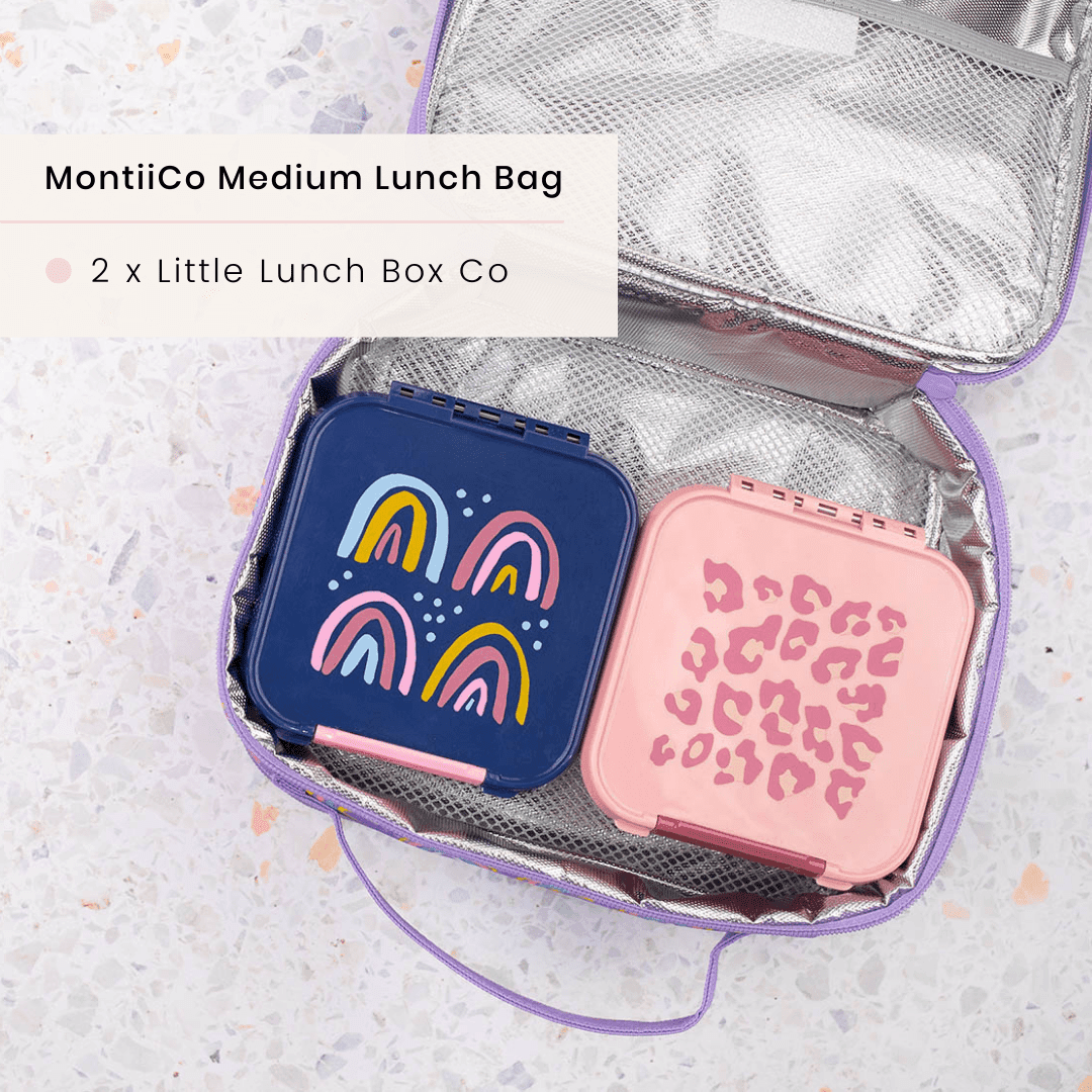 MONTII.CO Medium Insulated Lunch Bag - Pixels-1910112397746638855