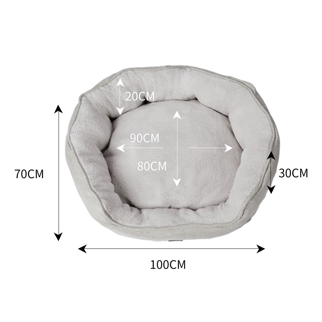 PaWz Pet Bed Set Dog Cat Quilted Blanket X-Large Beige-1942353076132384770