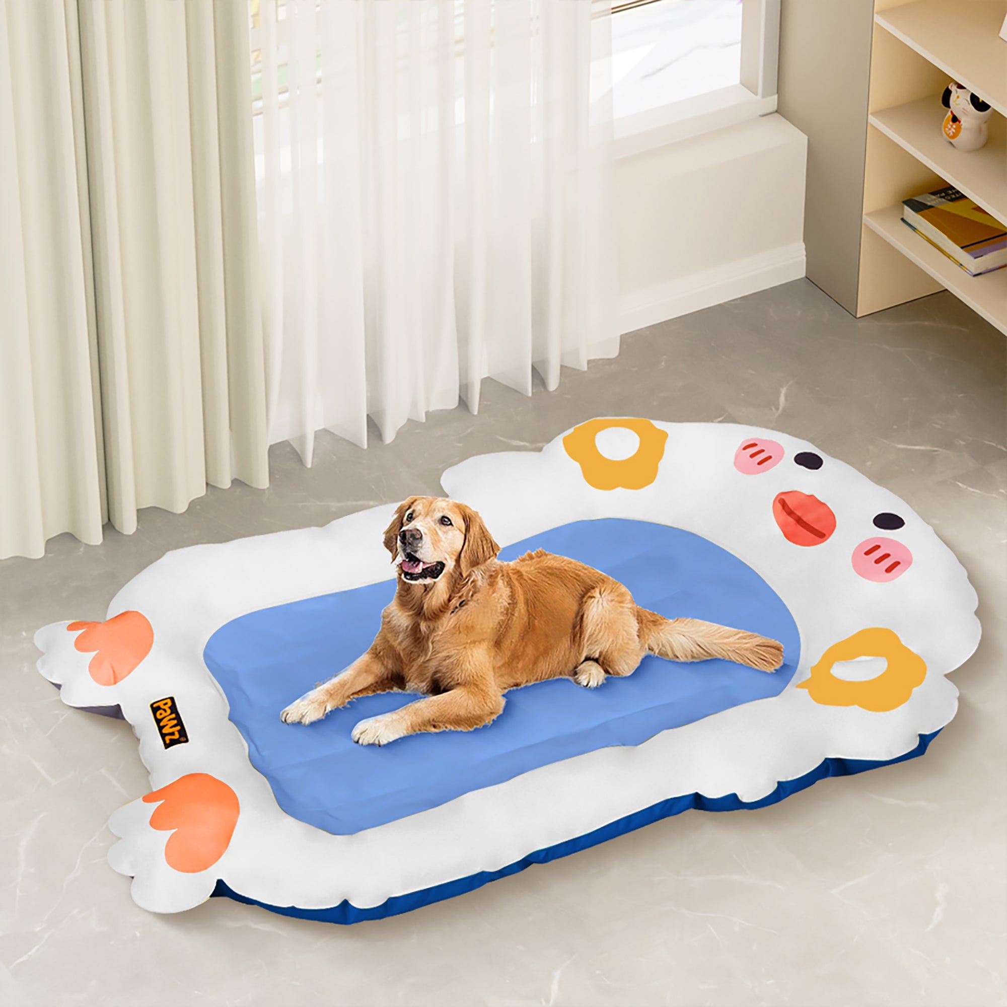 PaWz Pet Cooling Mat Dog Cat Human Size Blue-1942352770766082055
