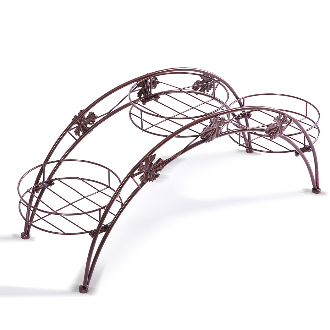 Levede Plant Stand Outdoor Indoor Metal Bronze-1942353790229417984