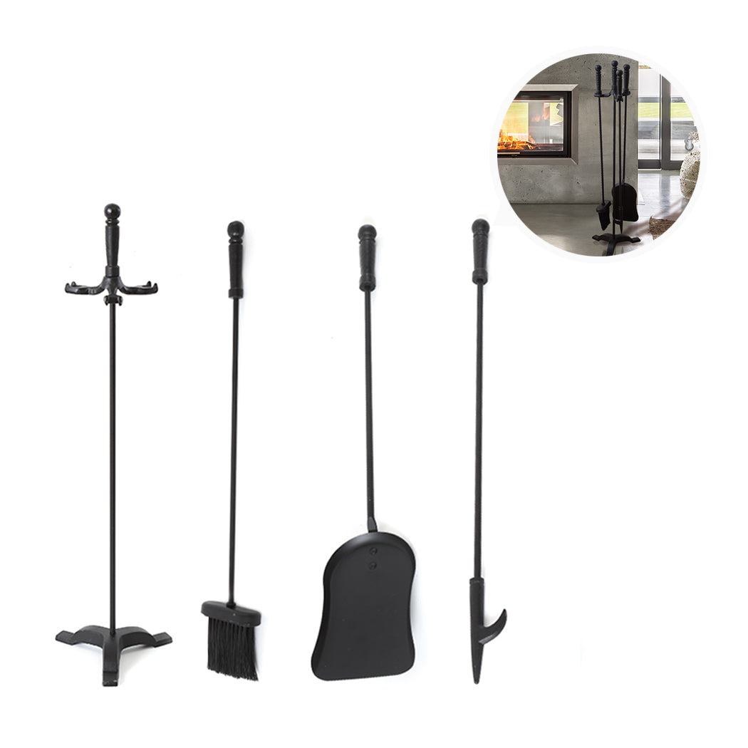 Traderight Fireplace Tool Set 4 PC Fire-2006733176688480256