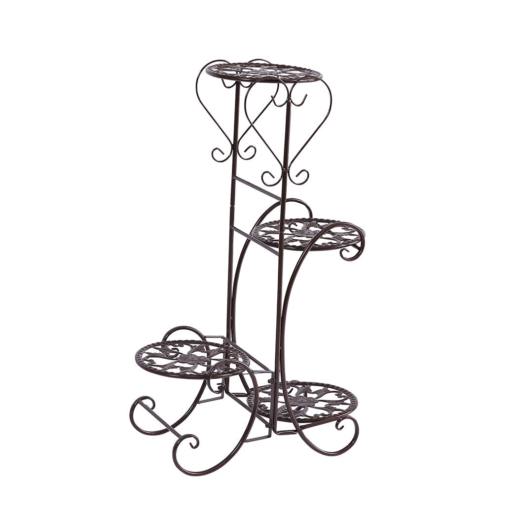 Levede Plant Stand Outdoor Indoor Metal Bronze-1942353792288821248