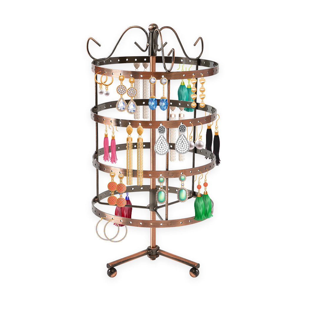 Earring Holder Stand Jewelry Display Bronze-1910113095246811137