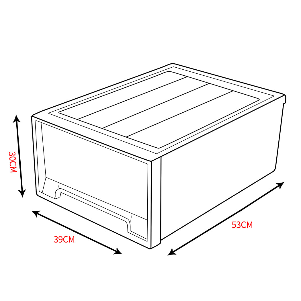 2x Storage Boxes Drawer Weighted Blanket-1942352811018817538
