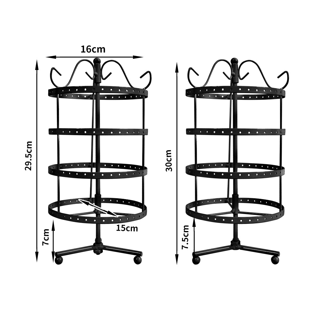 Earring Holder Stand Jewelry Display Black-1910113095083233282