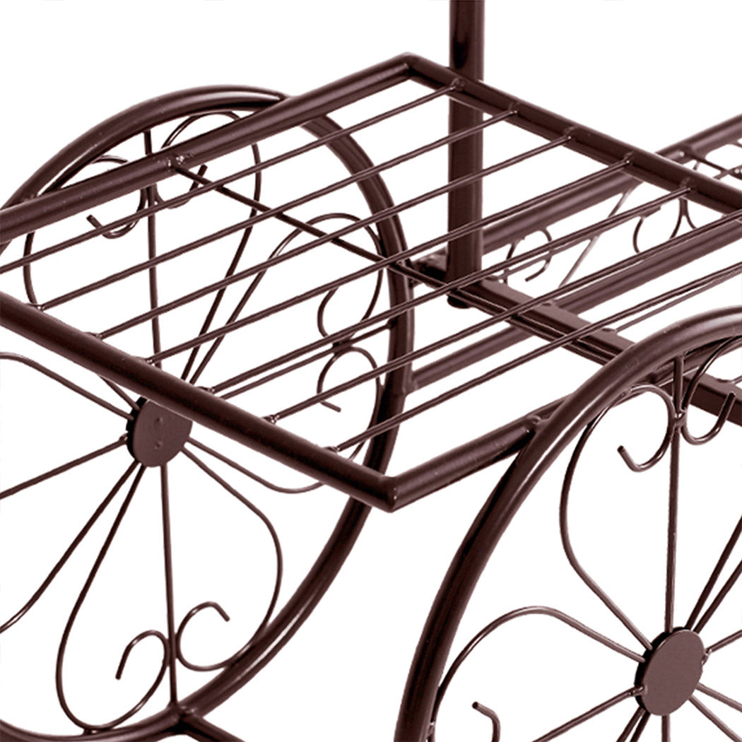 Levede Plant Stand Outdoor Indoor Metal Bronze-1942353791324131331