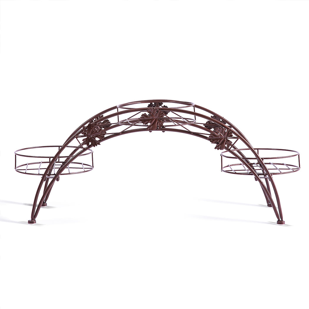 Levede Plant Stand Outdoor Indoor Metal Bronze-1942353790229417987