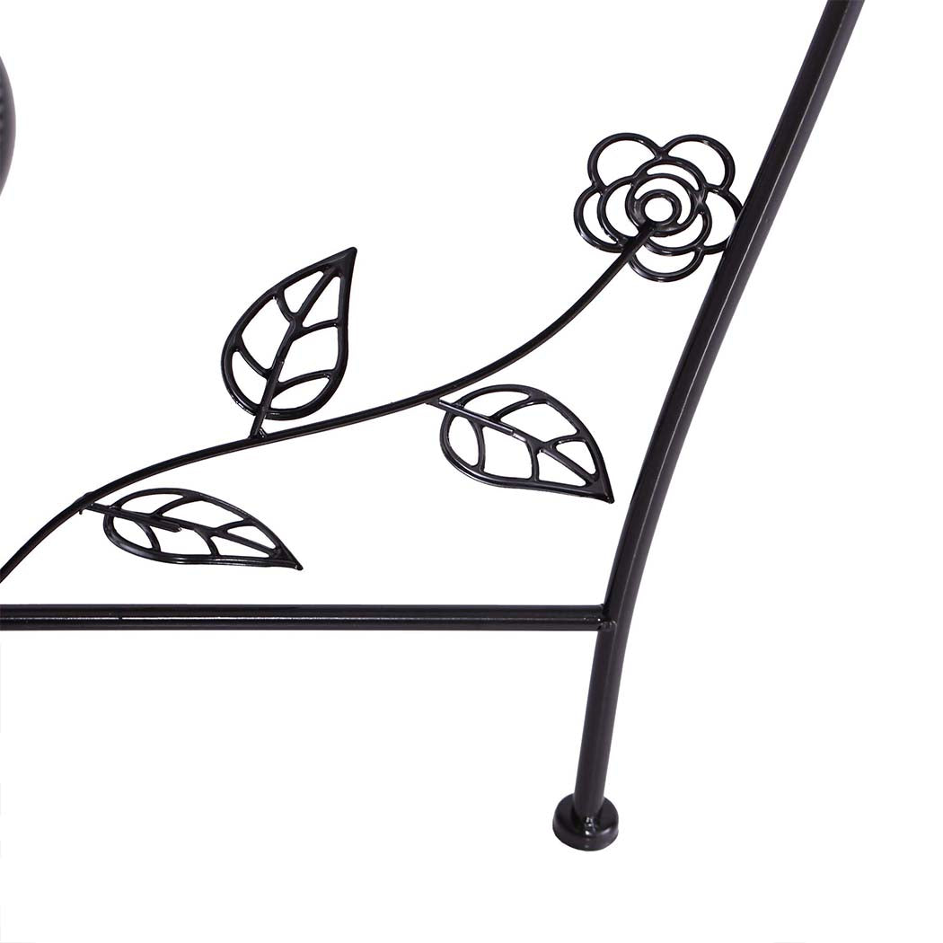 Plant Stand Outdoor Indoor Flower Pots Black-1942353738907914243