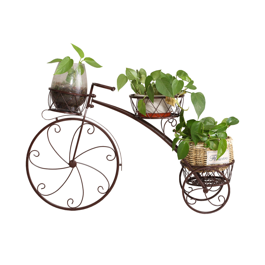 Levede Plant Stand Outdoor Indoor Metal Bronze-1942353791672258563