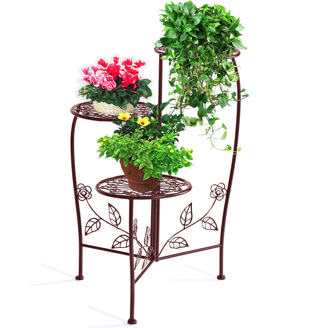 Plant Stand Outdoor Indoor Flower Pots Bronze-1942353739239264262