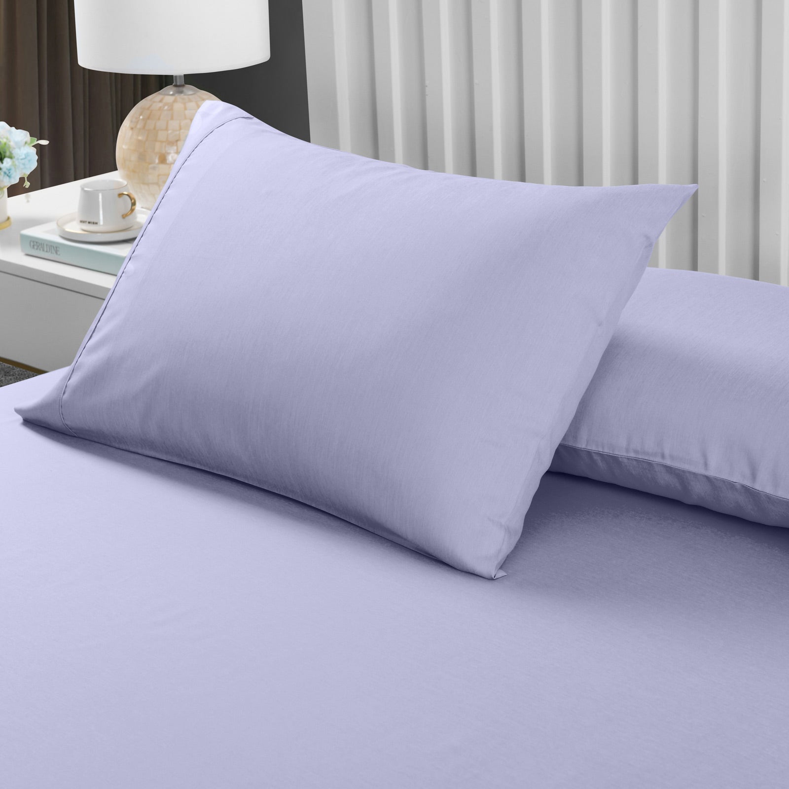 Royal Comfort Bamboo Cooling 2000TC 3-Piece Combo Set - King-Lilac Grey-1927503900898889731
