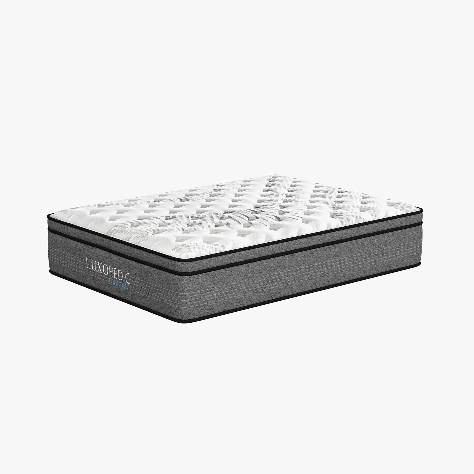 Luxopedic Pocket Spring Mattress 5 Zone 32CM Euro Top Memory Foam Medium Firm-1940198439954550784