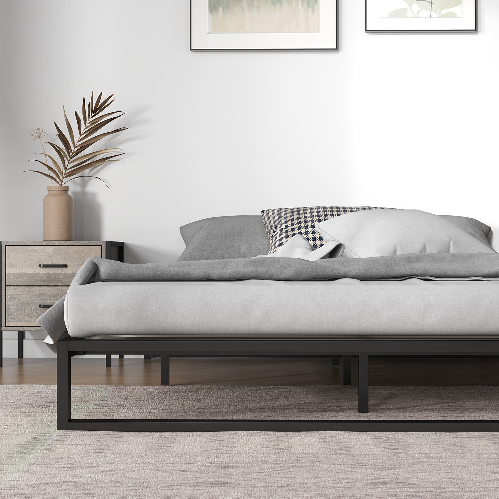 Florence Metal bed base - Queen-1927503923497799683