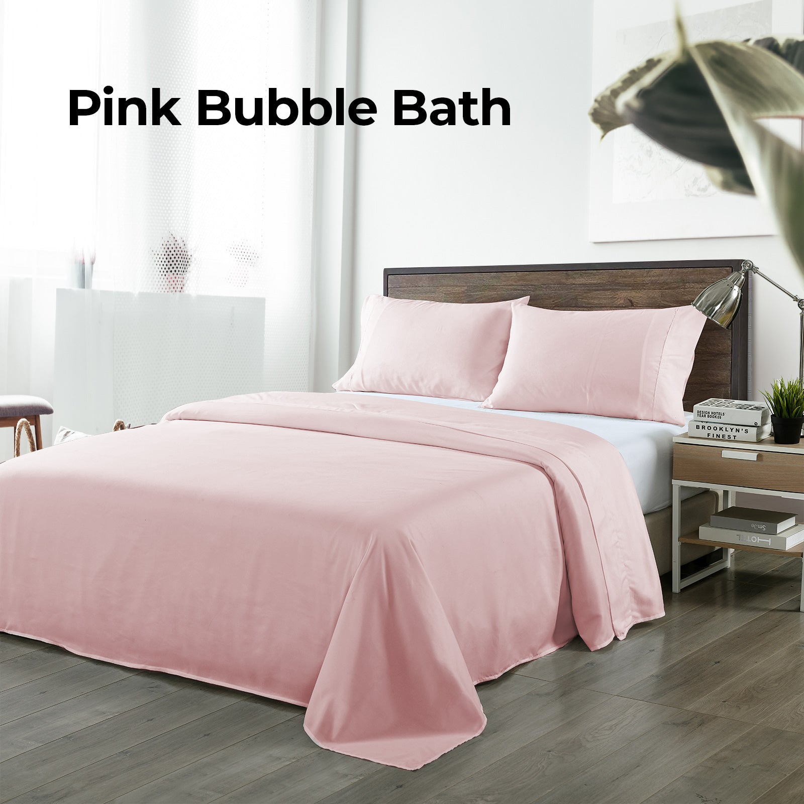 Royal Comfort Blended Bamboo Sheet Set Bubble Bath - Queen-1940198427958841348
