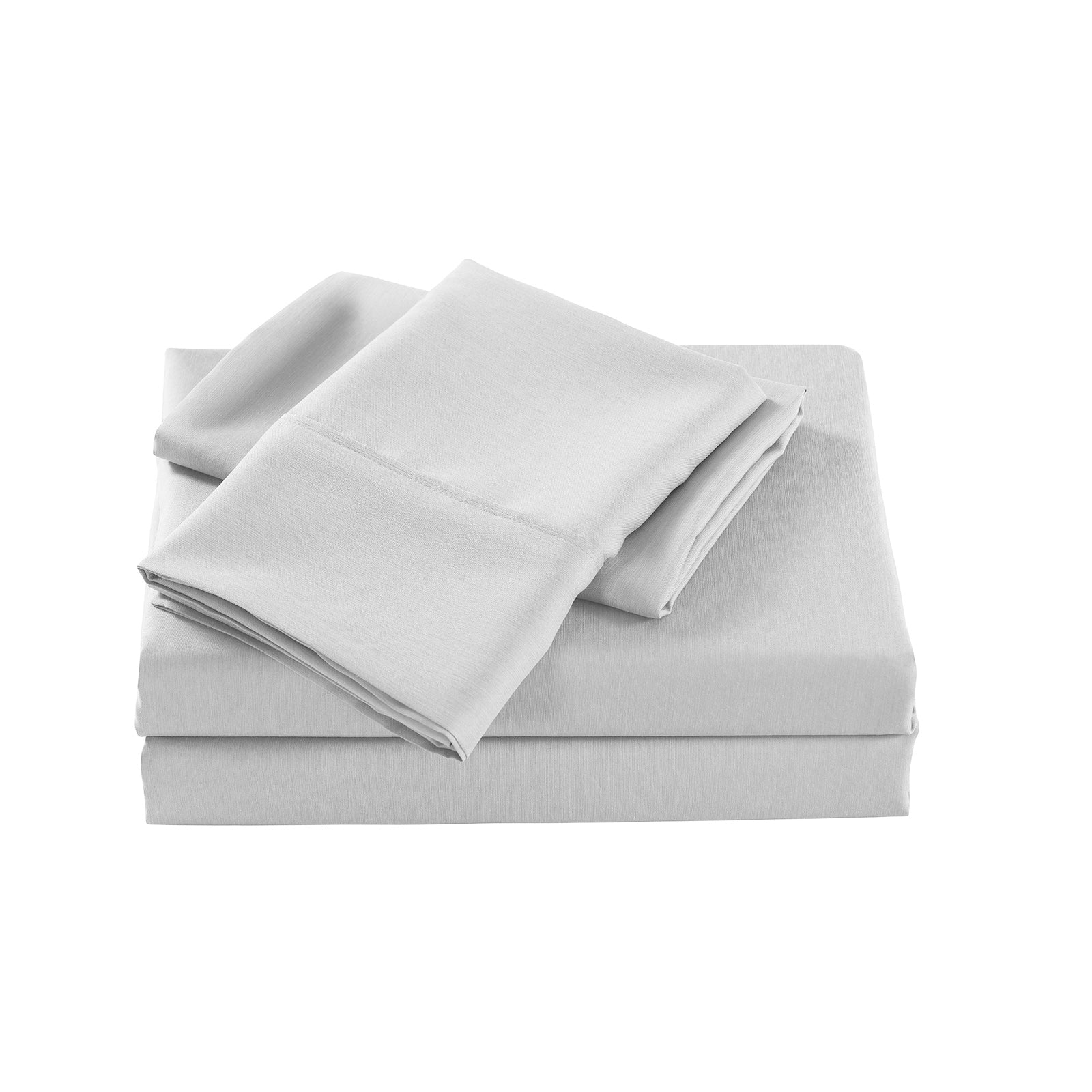 Royal Comfort Bamboo Cooling 2000TC Sheet Set Double - Pearl Stone-1927503909300080642