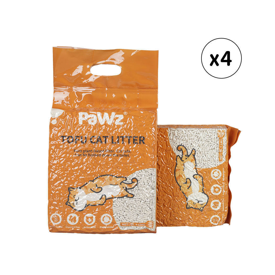 PaWz 2.5kg Tofu Cat Litter Clumping Natural-1942352760309682176