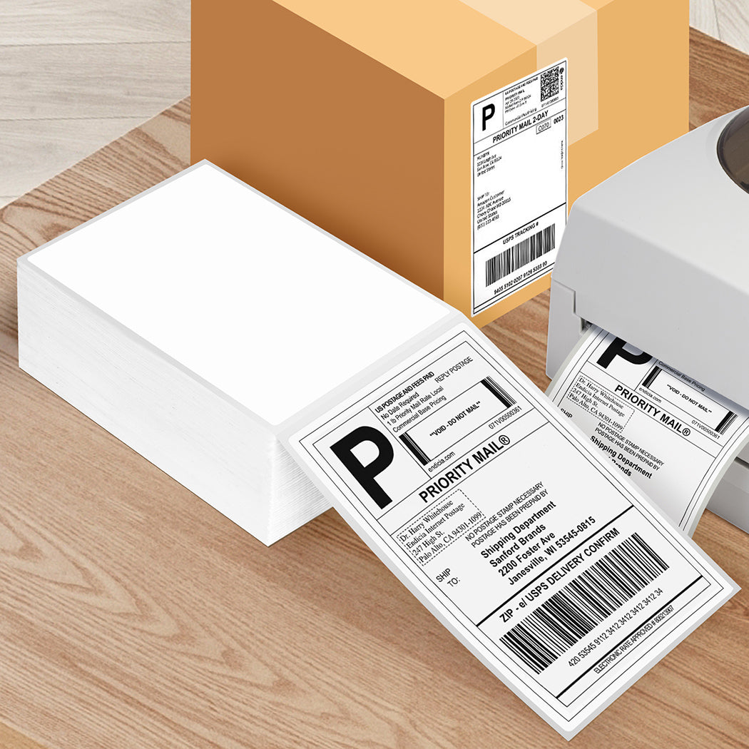 Thermal Direct Shipping Label Fan-Fold Box Sticker-1910112223834017799