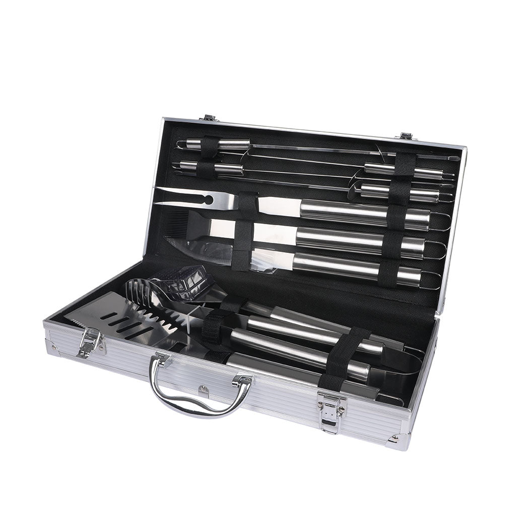 Moyasu 10Pcs BBQ Tool Set Stainless-1942353288699711488