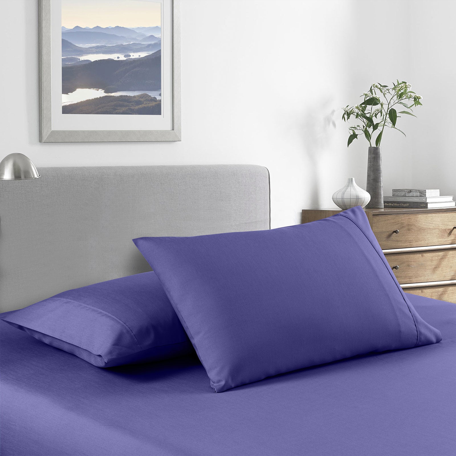 Royal Comfort Bamboo Cooling 2000TC Sheet Set - Queen-Royal Blue-1935488856258383873