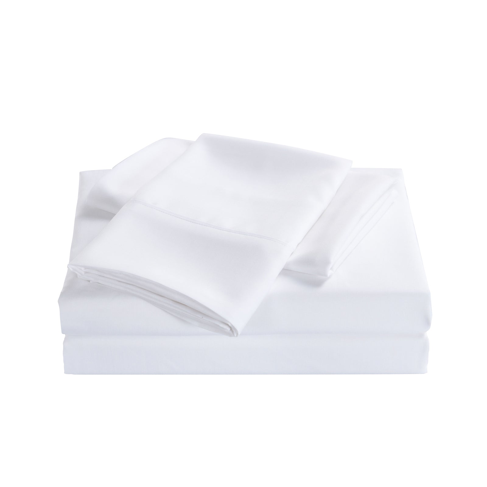 Royal Comfort Bamboo Cooling 2000TC Sheet Set - Single-White-1943465028980183042